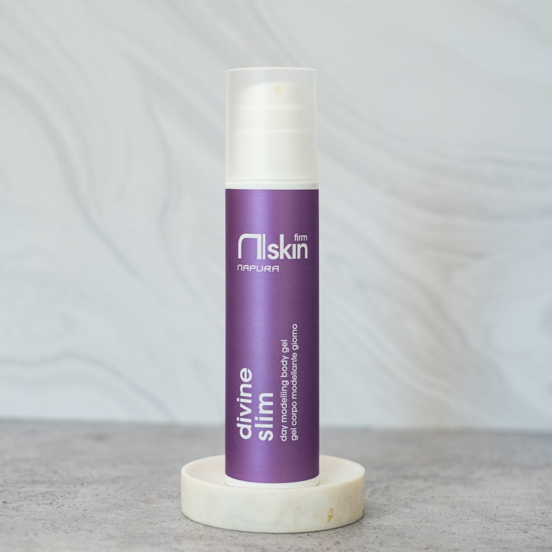 Divine Slim – Гель для тіла проти целюліту з ферментом Bacillus/Soia та ментолом 200 мл