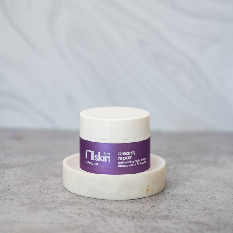 Dreamy Repair – Нічний крем із S-Mu-Conotoxin, Palmitoyl Tripeptide-5, женьшенем та маслом каріте 50 мл