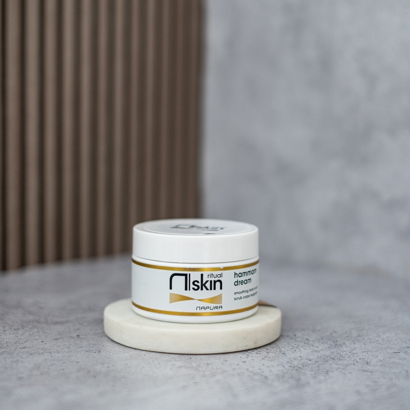 Hammam Dream scrub – Поживний скраб з мікрогранулами оливкової кісточки та гіалуроновою кислотою 100 мл